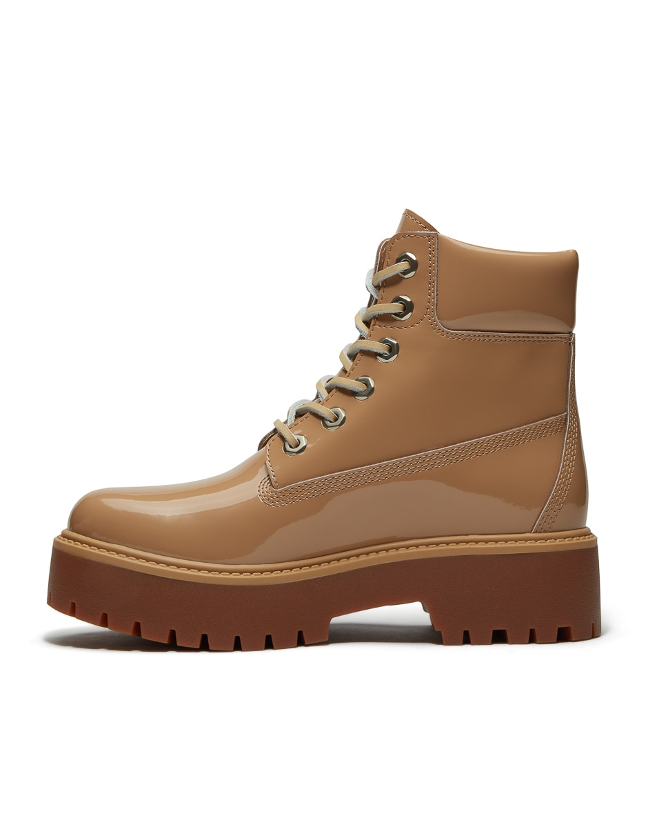 Bota al tobillo timberland stone street de piel para mujer