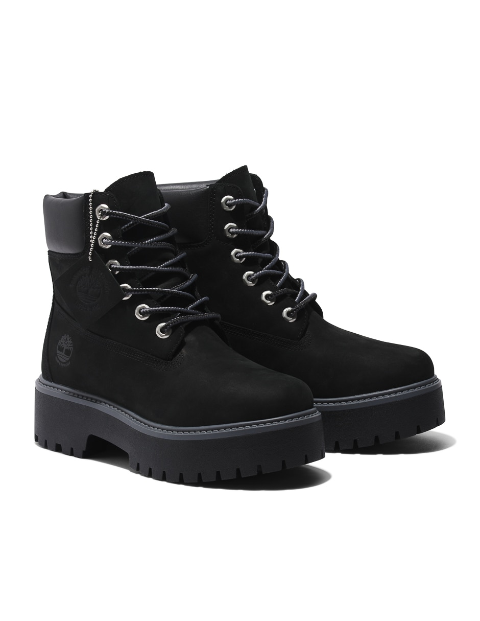 Bota al tobillo de piel para mujer 6