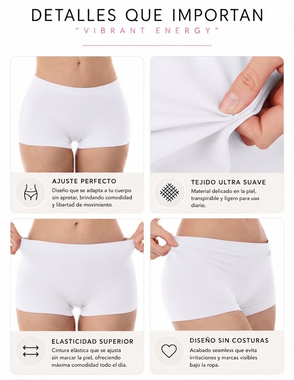 Bóxer de Poliamida y elastano para mujer 3