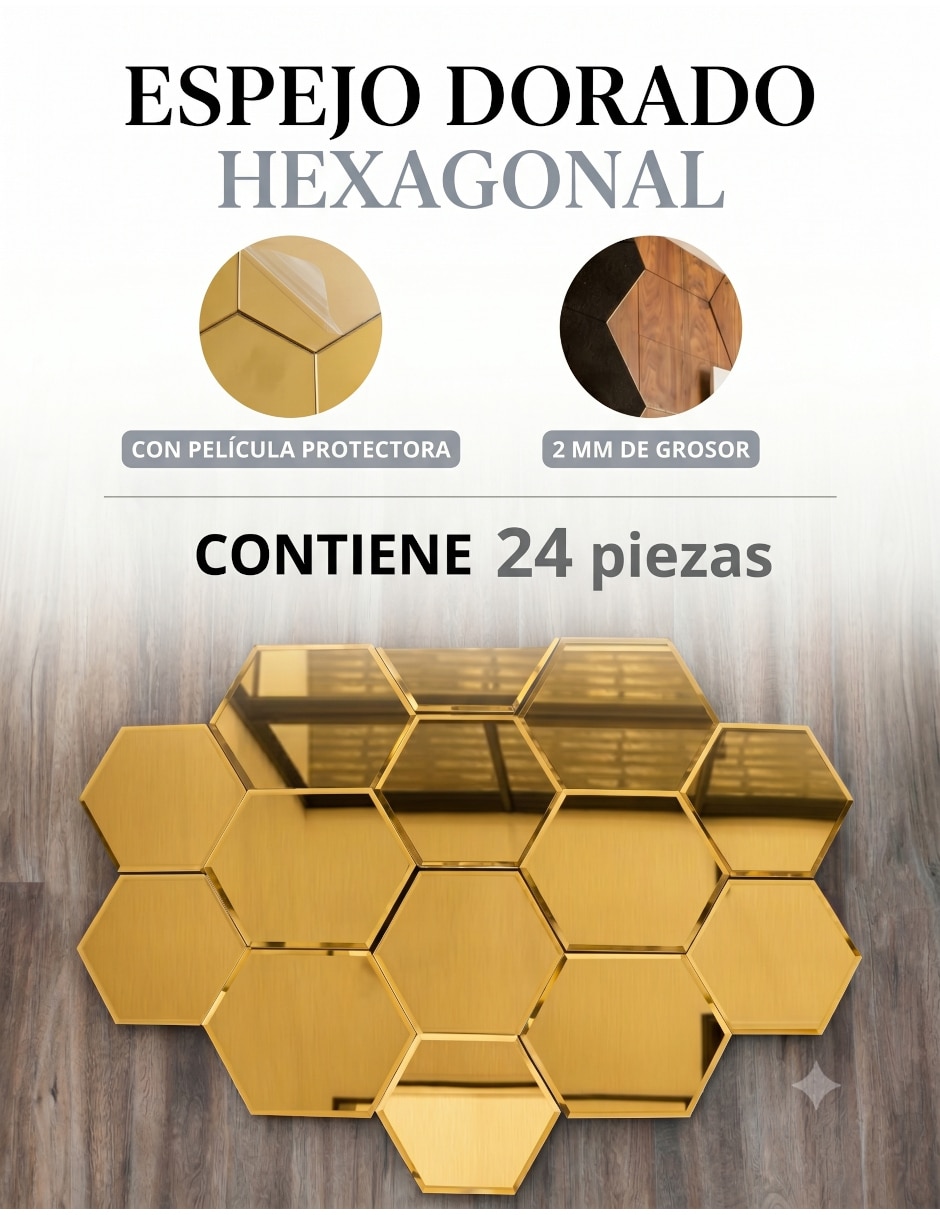 Espejo hexagonal Rivalink