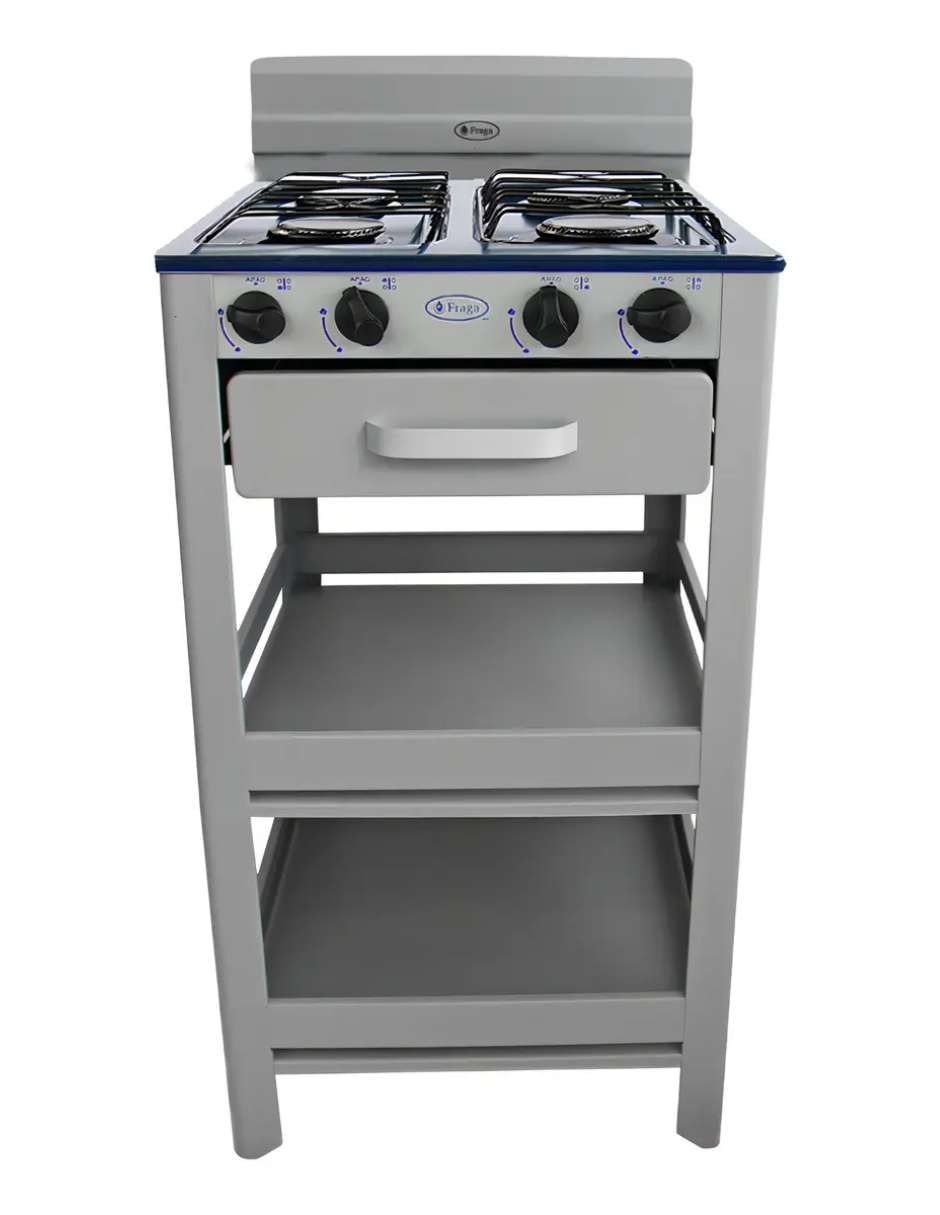 Parrilla de carbón P920 de acero porcelanizado