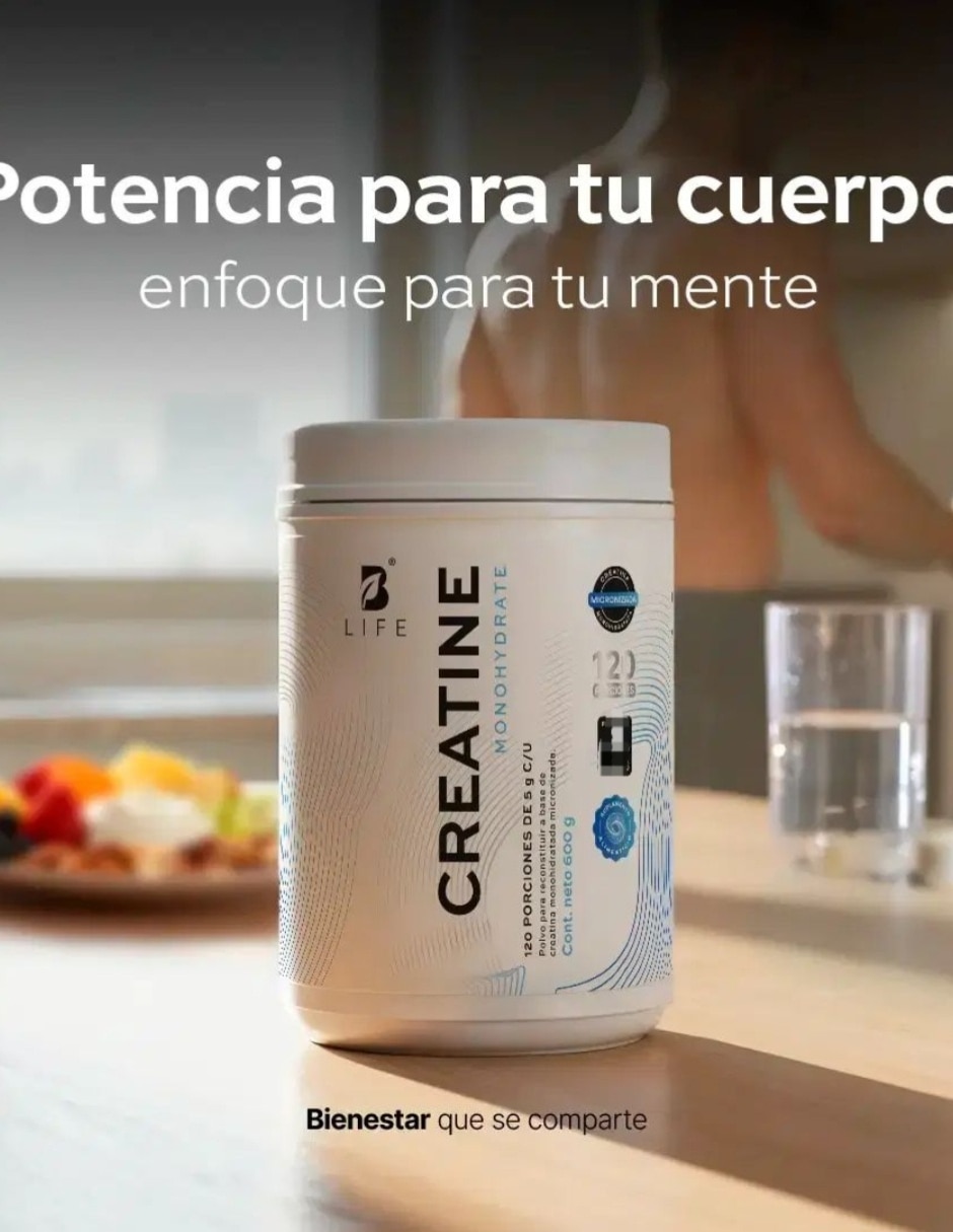 Creatina B Life Monohidratada micronizada de 600 g