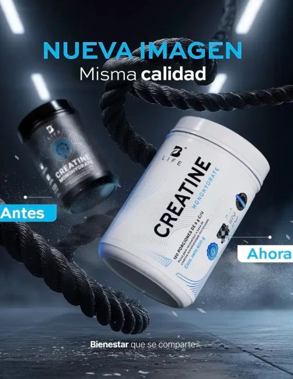 Creatina B Life Monohidratada micronizada de 600 g