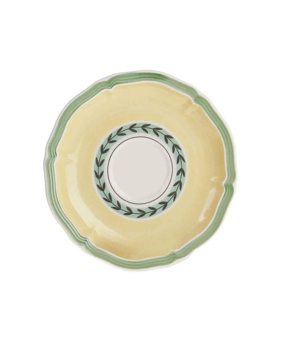 Plato postre de porcelana
