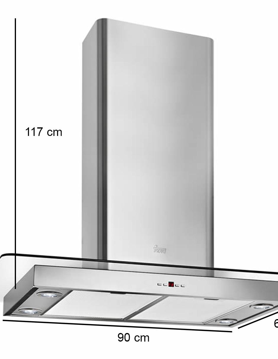 Campana de isla Teka DG390 ISLA de acero inoxidable