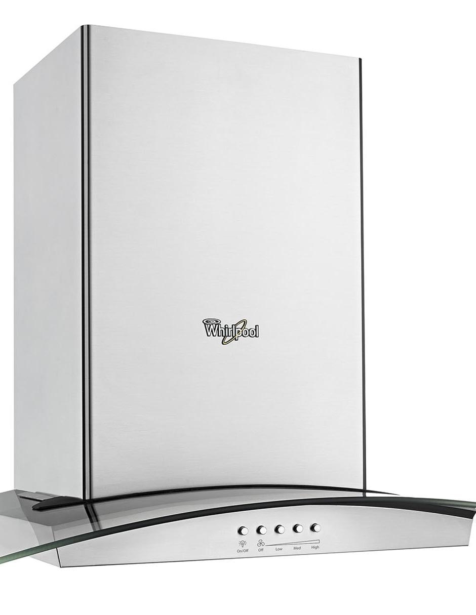 Campana de pared Whirlpool WVW75UC6DS de acero inoxidable