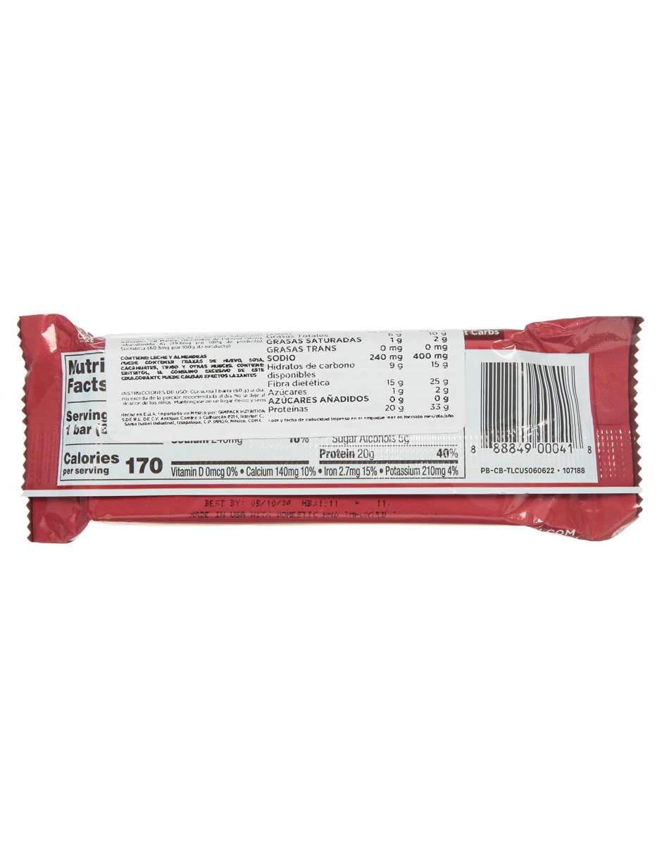 Barra Quest tableta alta en proteína
