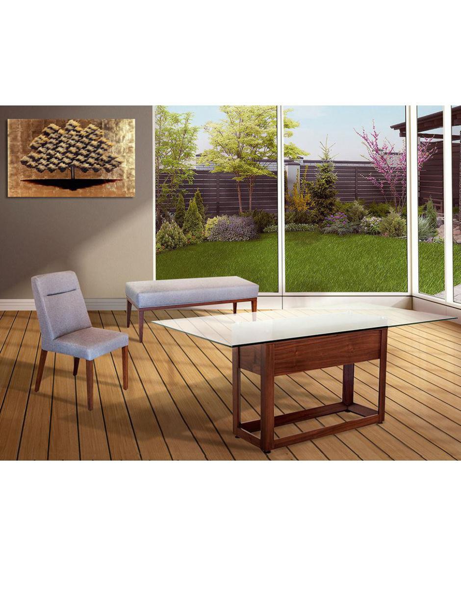 Silla Arty de madera nogal 2