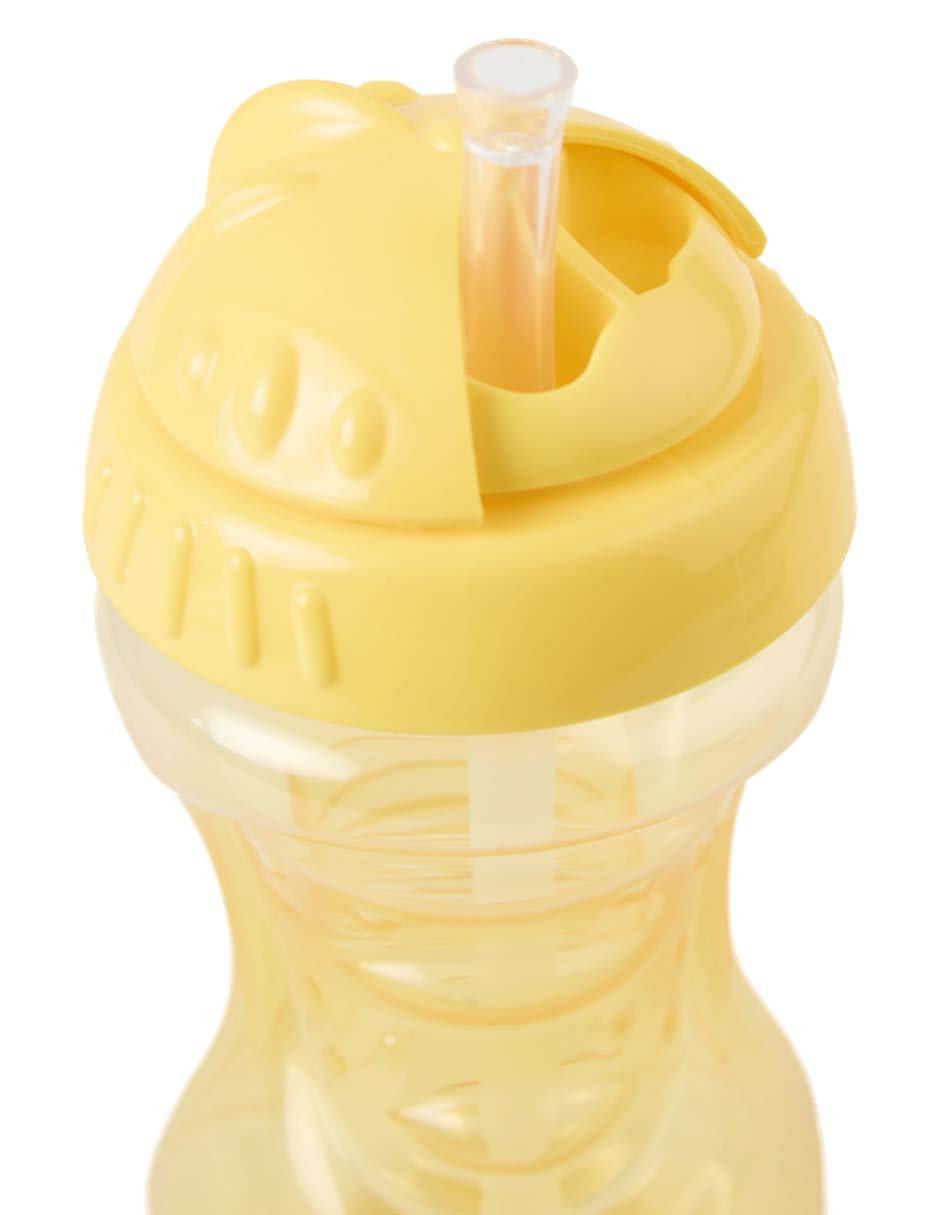 Vaso con tapa y popote nuby de pl‡stico