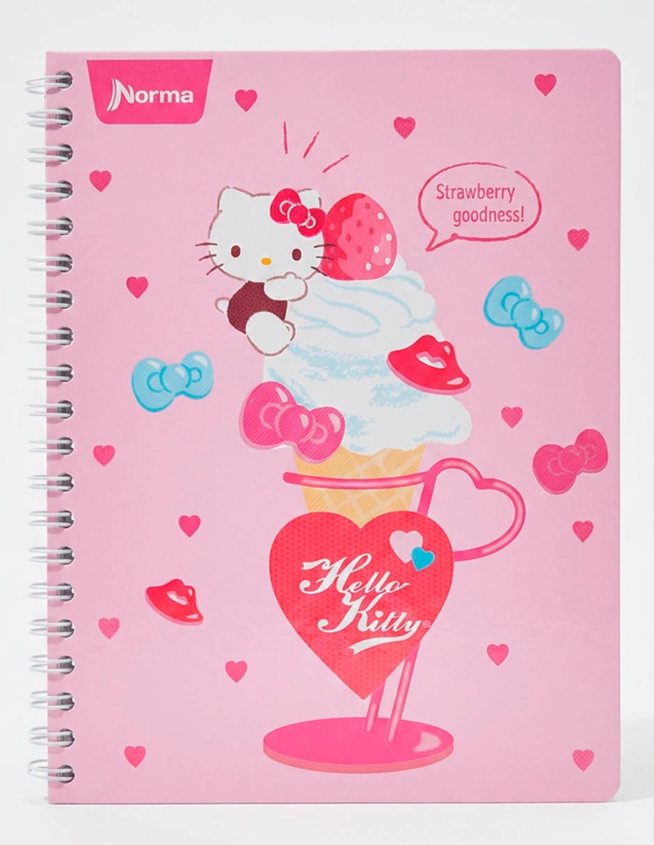 Cuaderno carvajal hello kitty cuadro grande