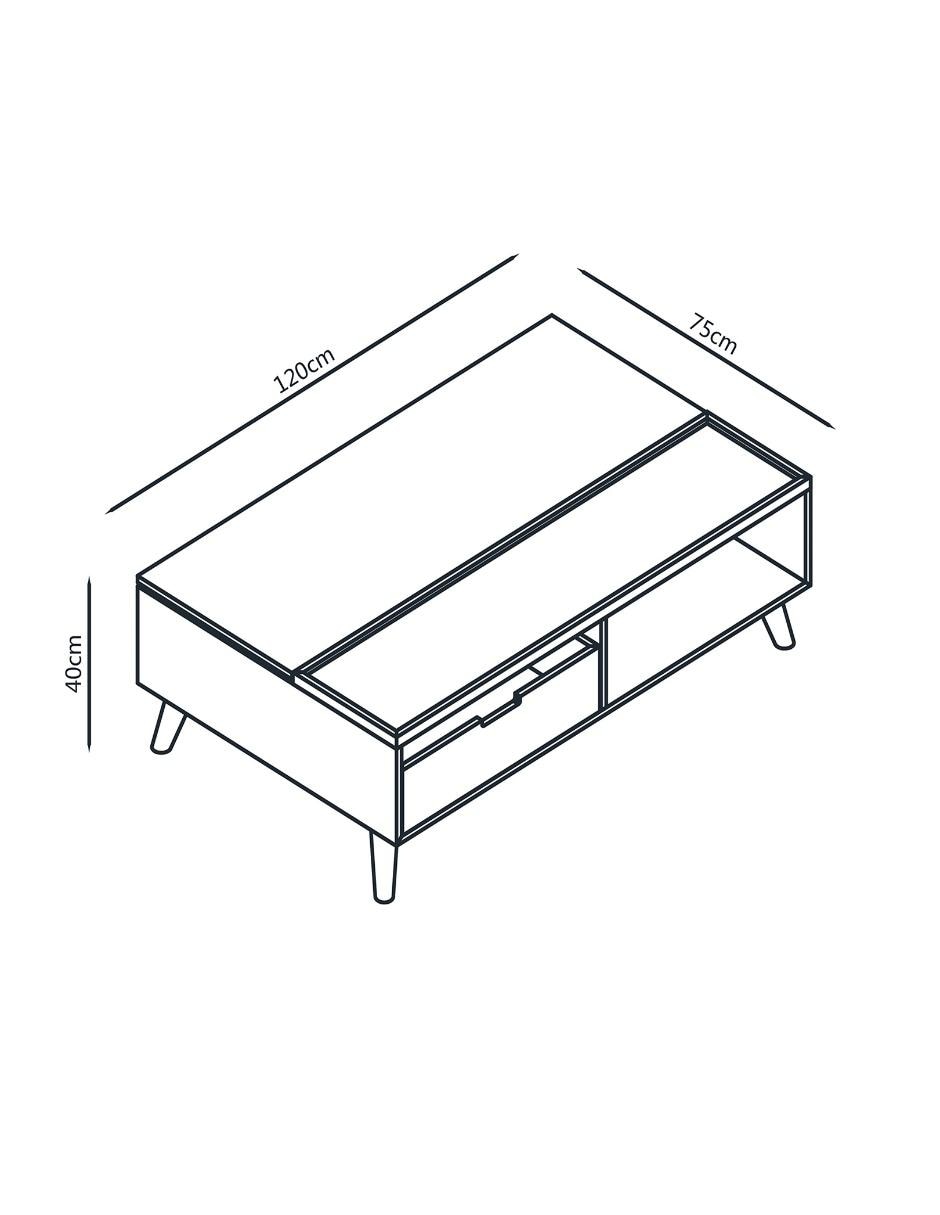 Mesa de centro armable 4