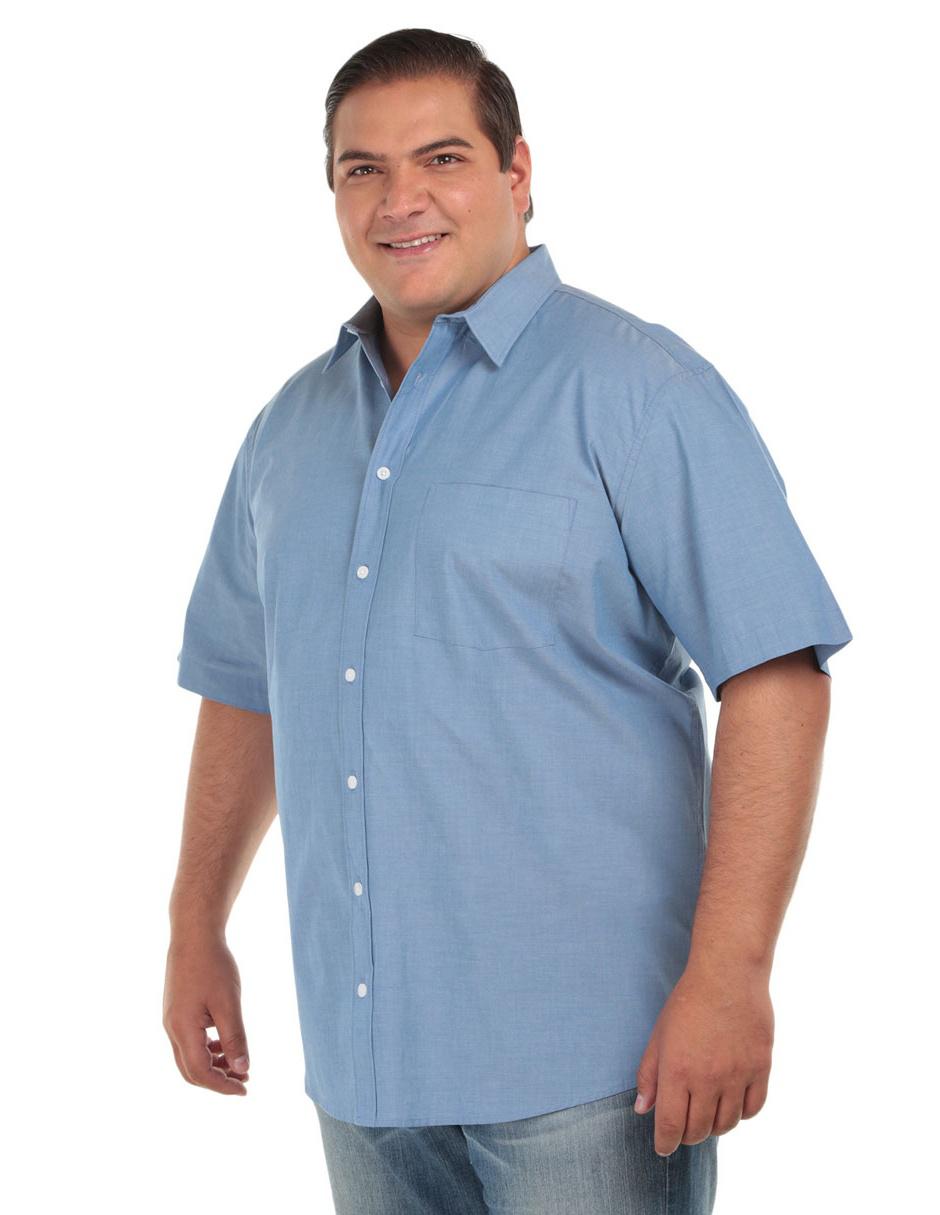 Camisa casual de algodón manga corta para hombre