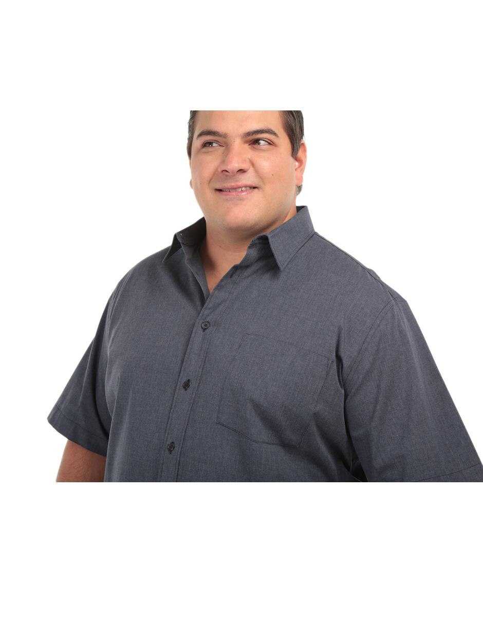 Camisa casual JBE de algodón manga corta para hombre