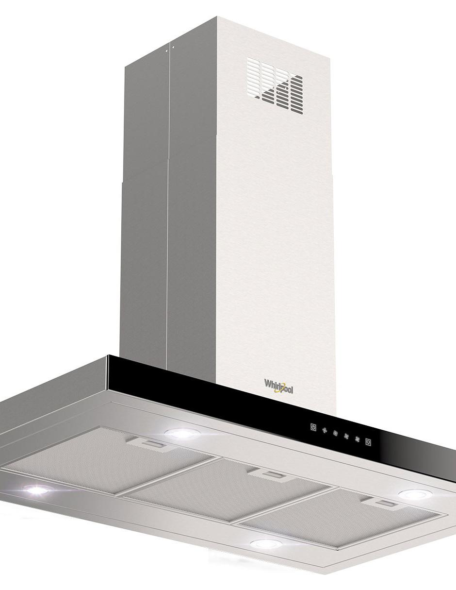 Campana de isla Whirlpool WHI1010S de acero inoxidable