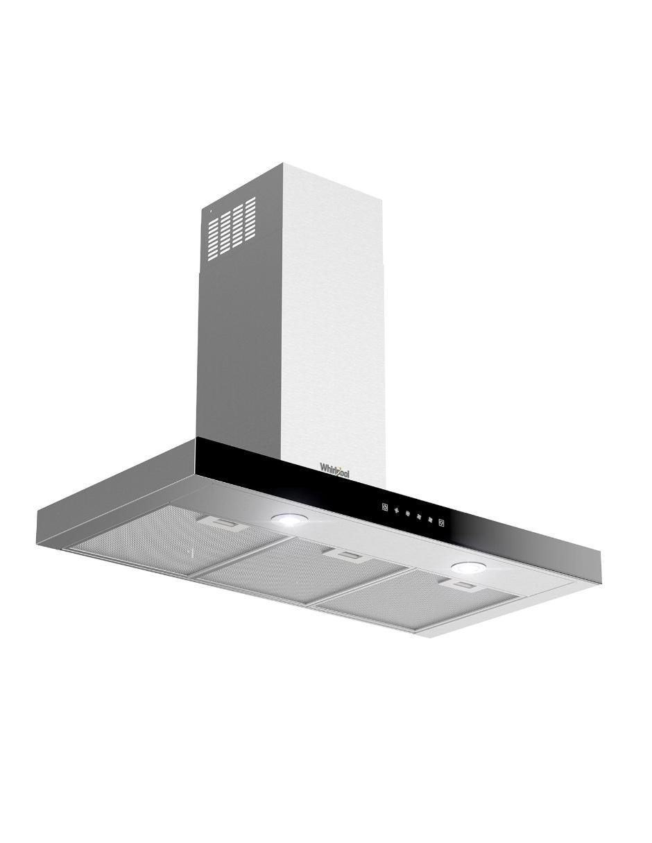 Campana de pared Whirlpool WHW9010S de acero inoxidable
