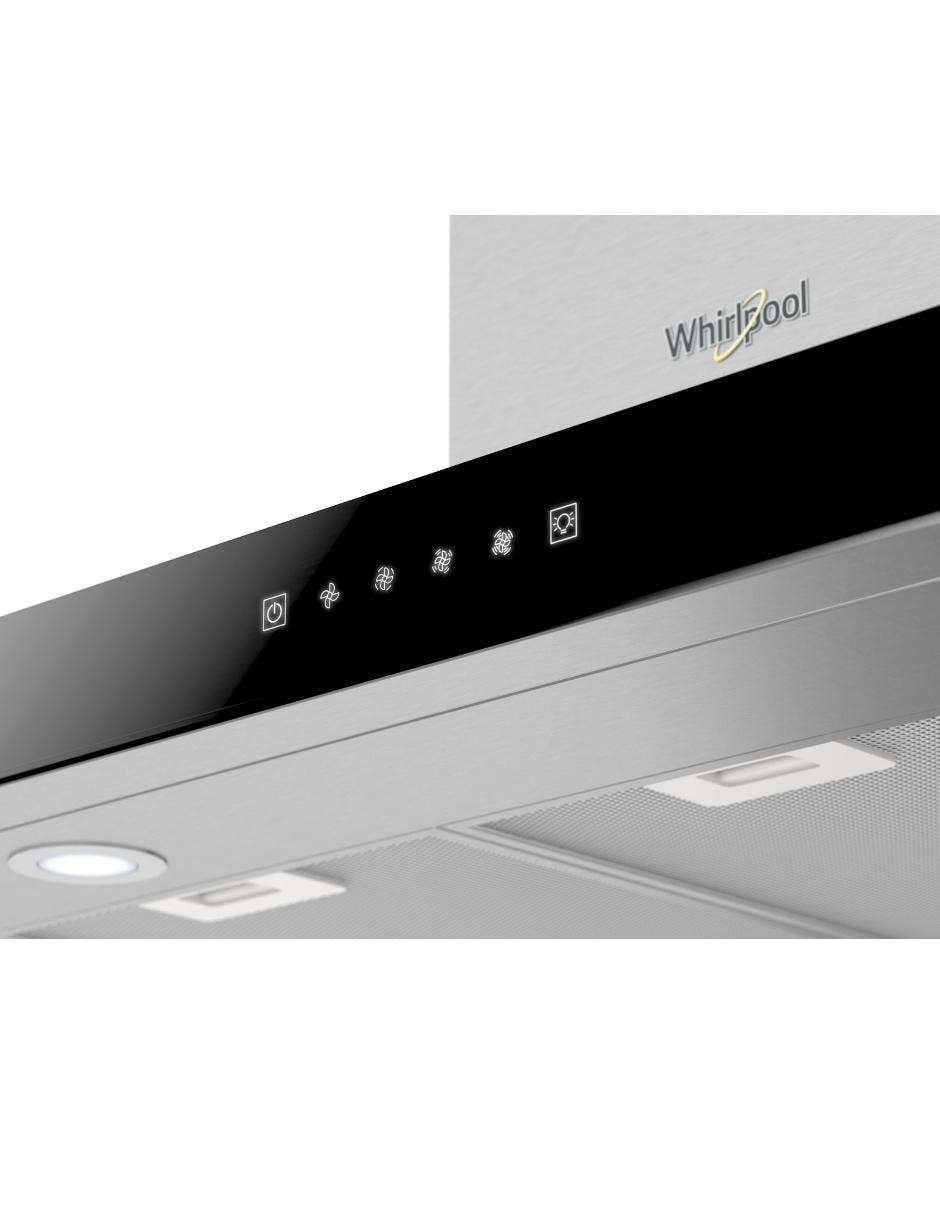 Campana de pared Whirlpool WHW9010S de acero inoxidable