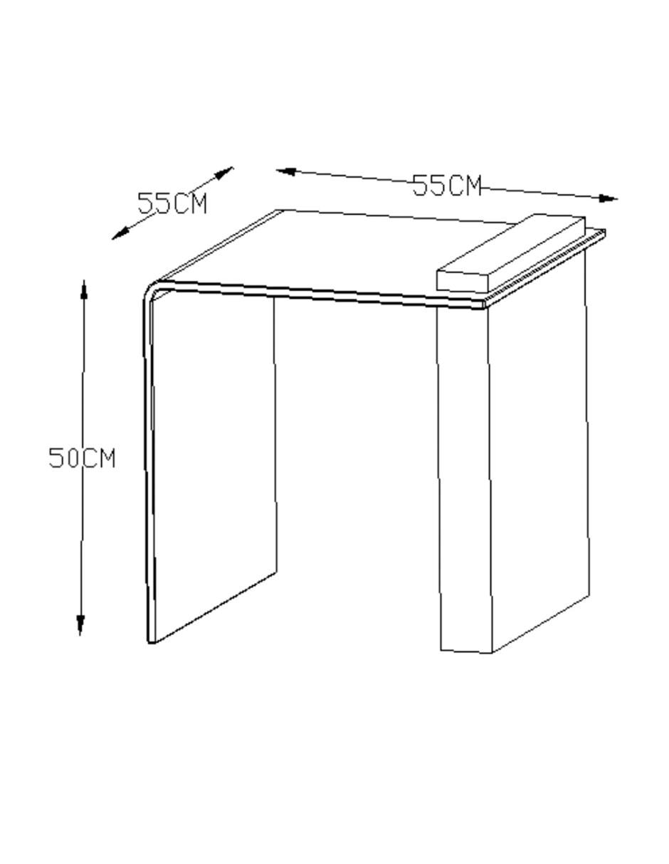 Mesa lateral armable sophia 6