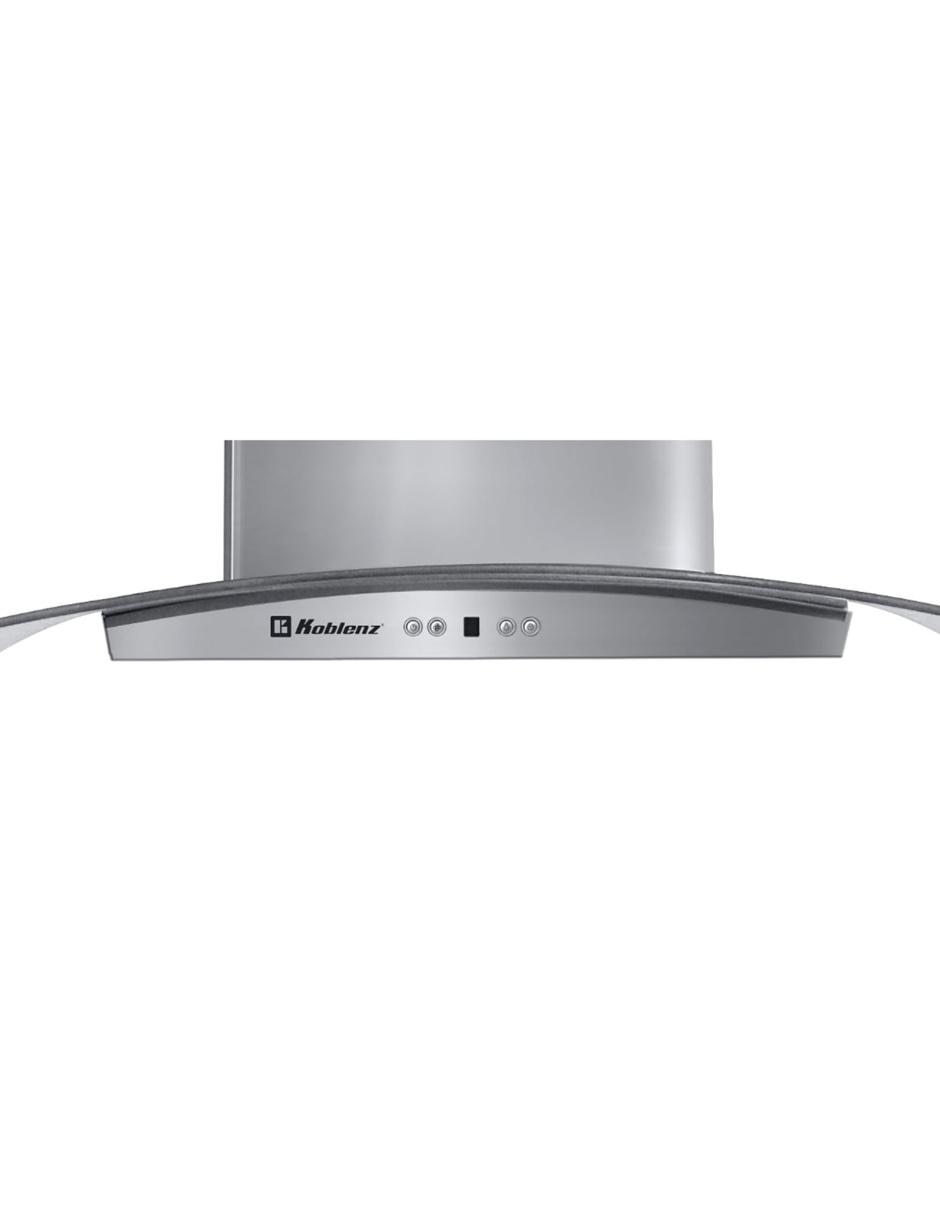 Campana de pared Koblenz CEK-90P de acero inoxidable