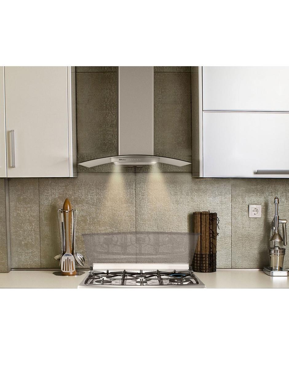Campana de pared Koblenz CEK-90P de acero inoxidable