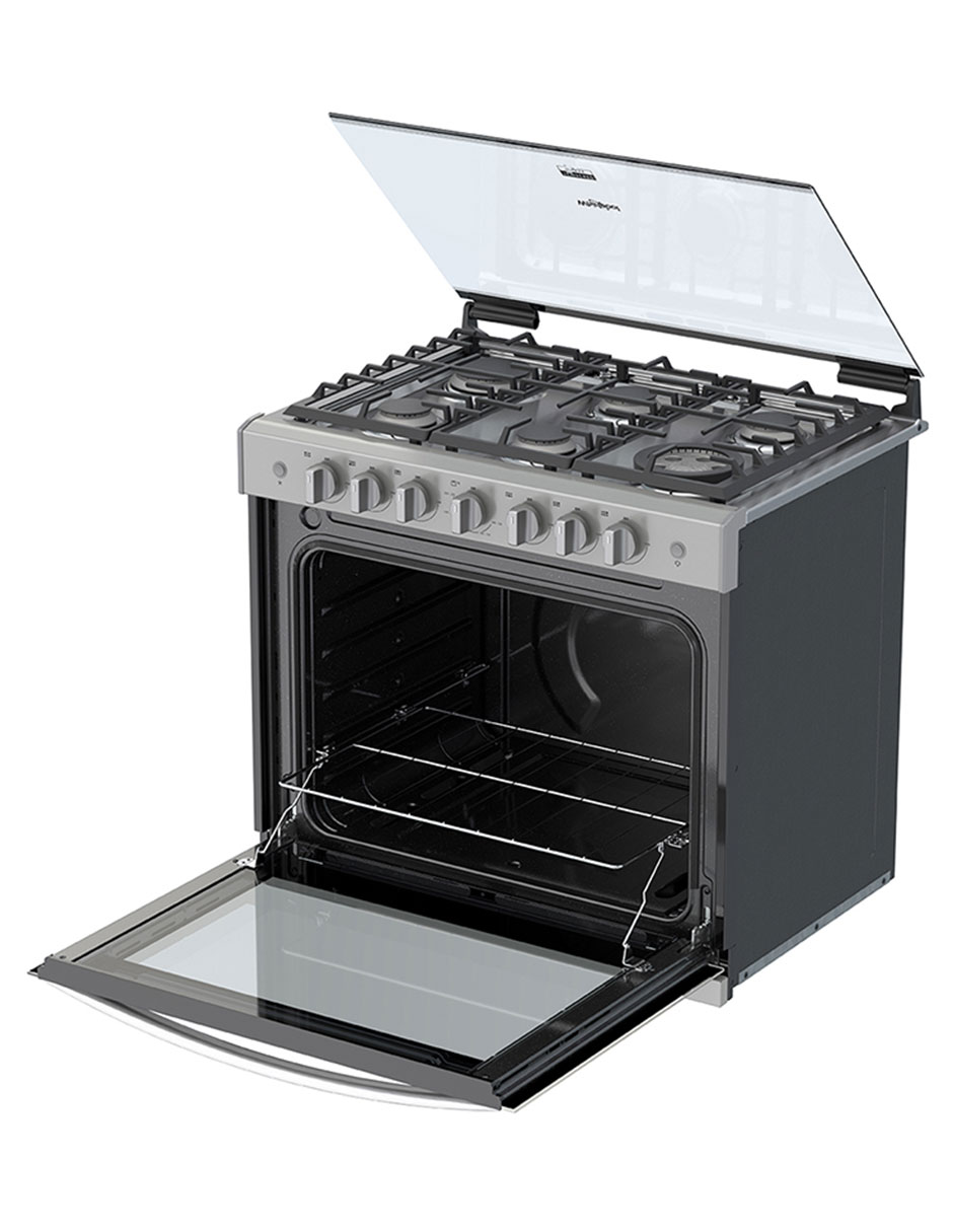 Estufa empotrable a Gas LP Whirlpool 76 cm WER3100D de 6 quemadores