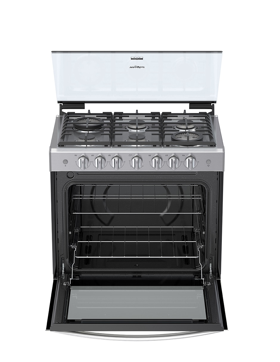 Estufa empotrable a Gas LP 76 cm WER5000S de 6 quemadores Estufa empotrable a Gas LP 76 cm WER5000S de 6 quemadores