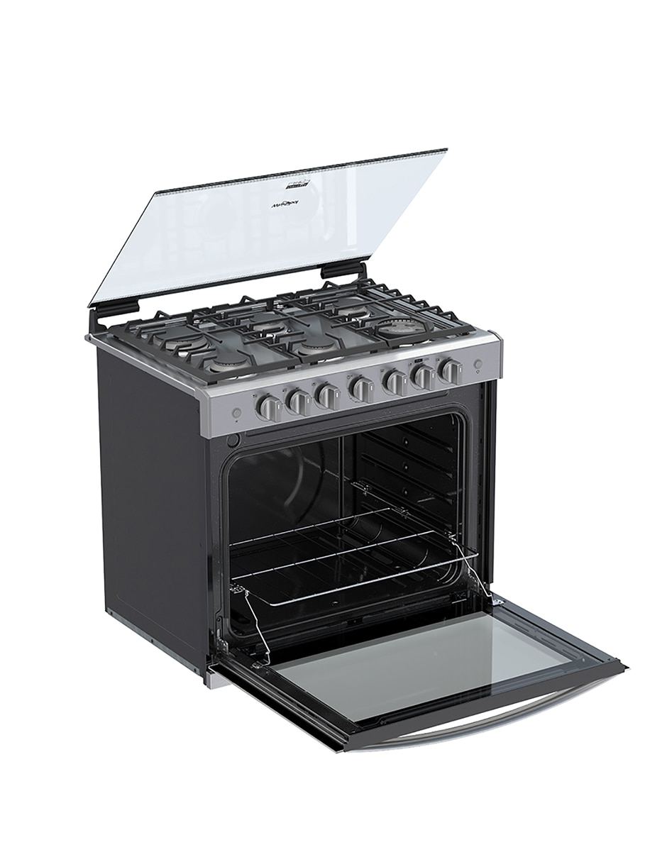 Estufa empotrable a Gas LP Whirlpool 76 cm WER5100S de 6 quemadores