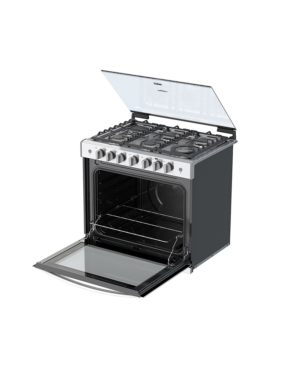 Estufa empotrable a Gas LP Whirlpool 76 cm WER5100S de 6 quemadores