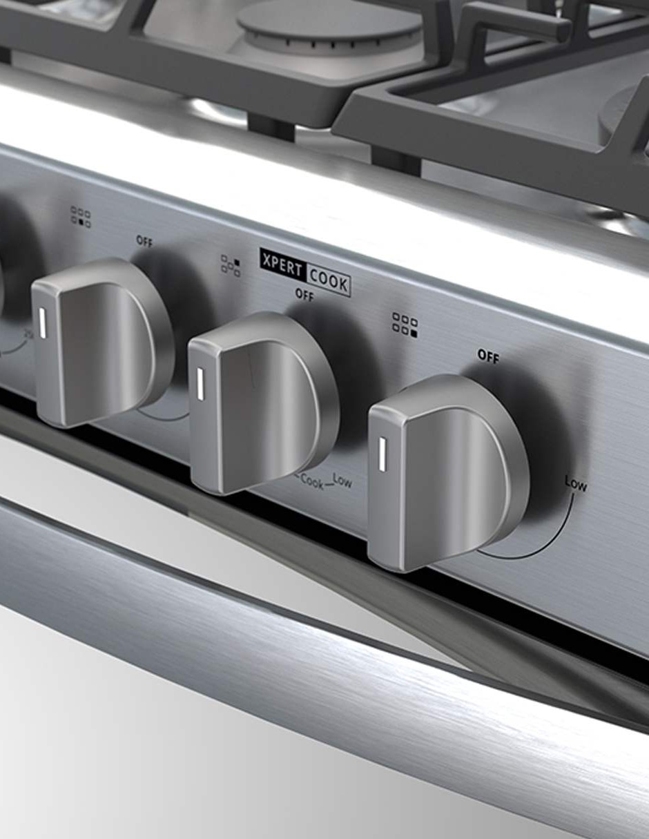 Estufa empotrable a Gas LP Whirlpool 76 cm WER5100S de 6 quemadores