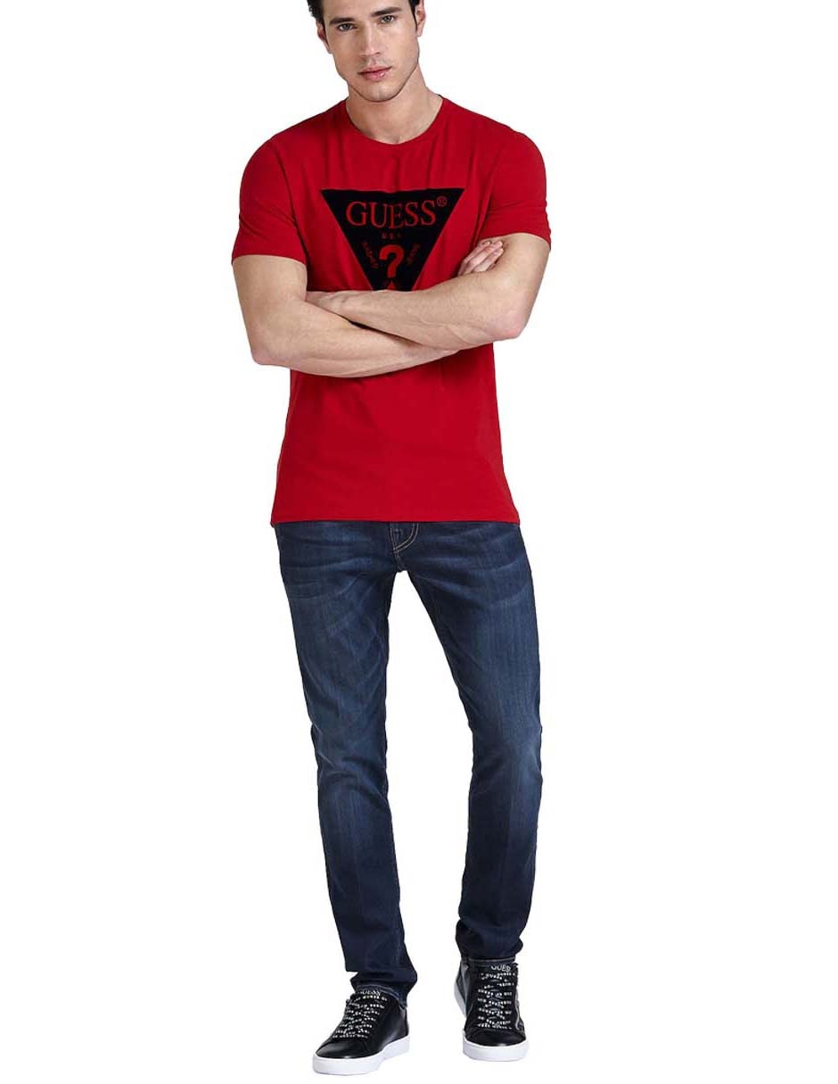 Playera Guess cuello redondo para hombre