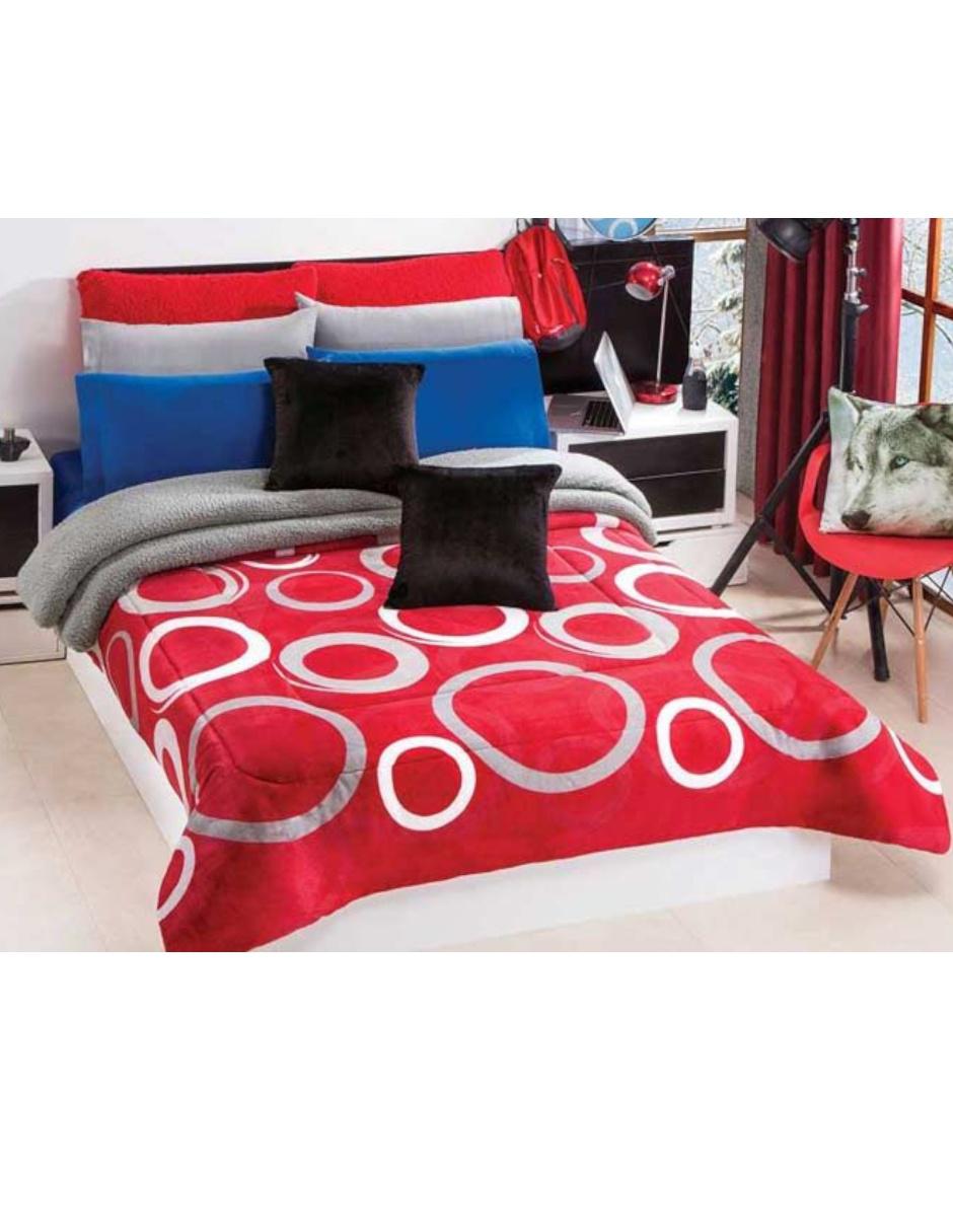 Cobertor estampado geométrico 1
