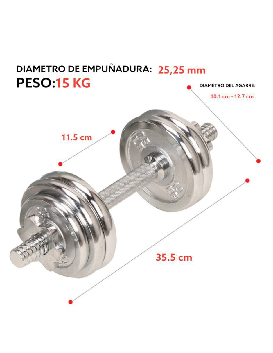 Mancuerna 15 kg 5