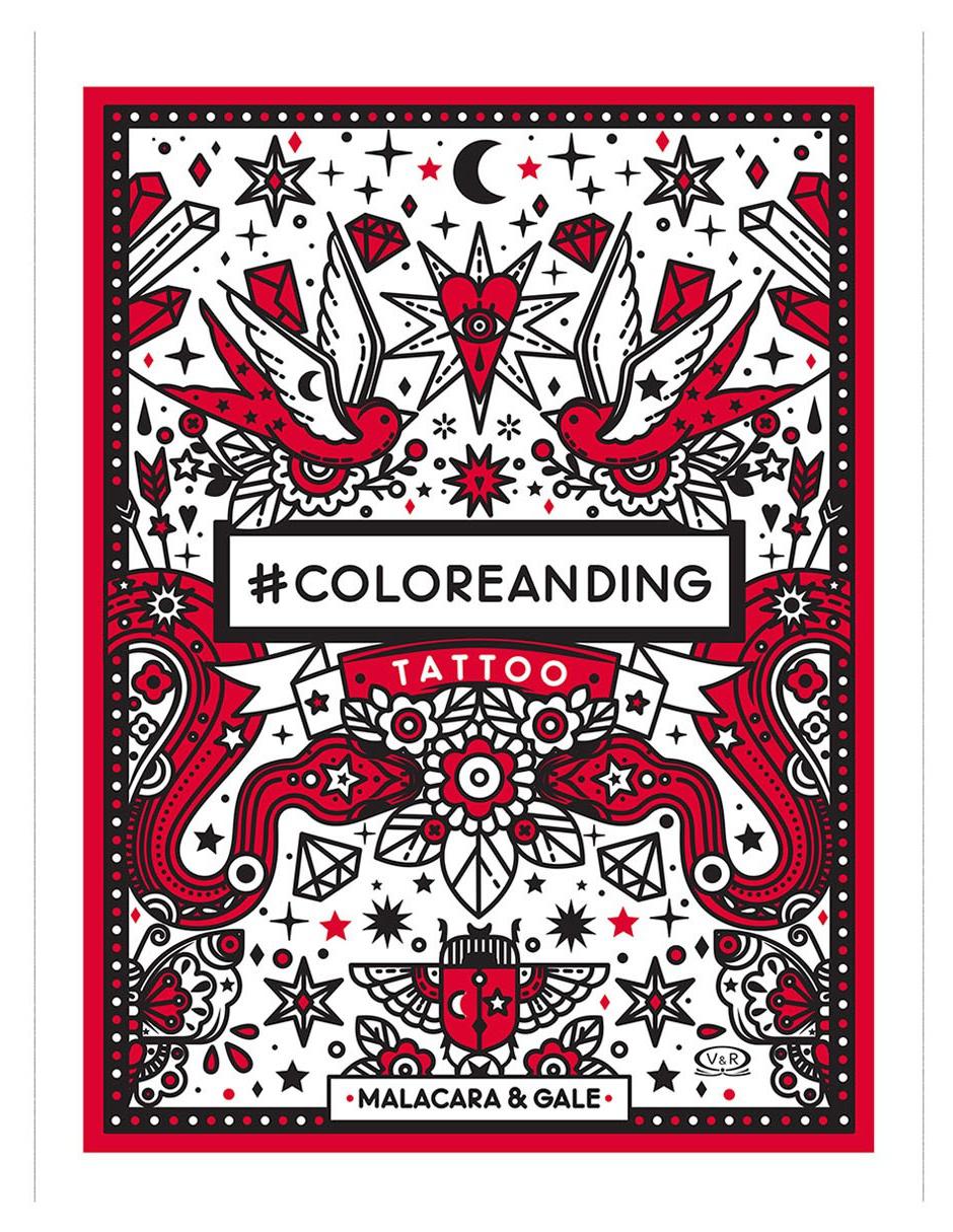 Imagen de producto Libro Coloreanding Tatoo de Malacara & Gale
