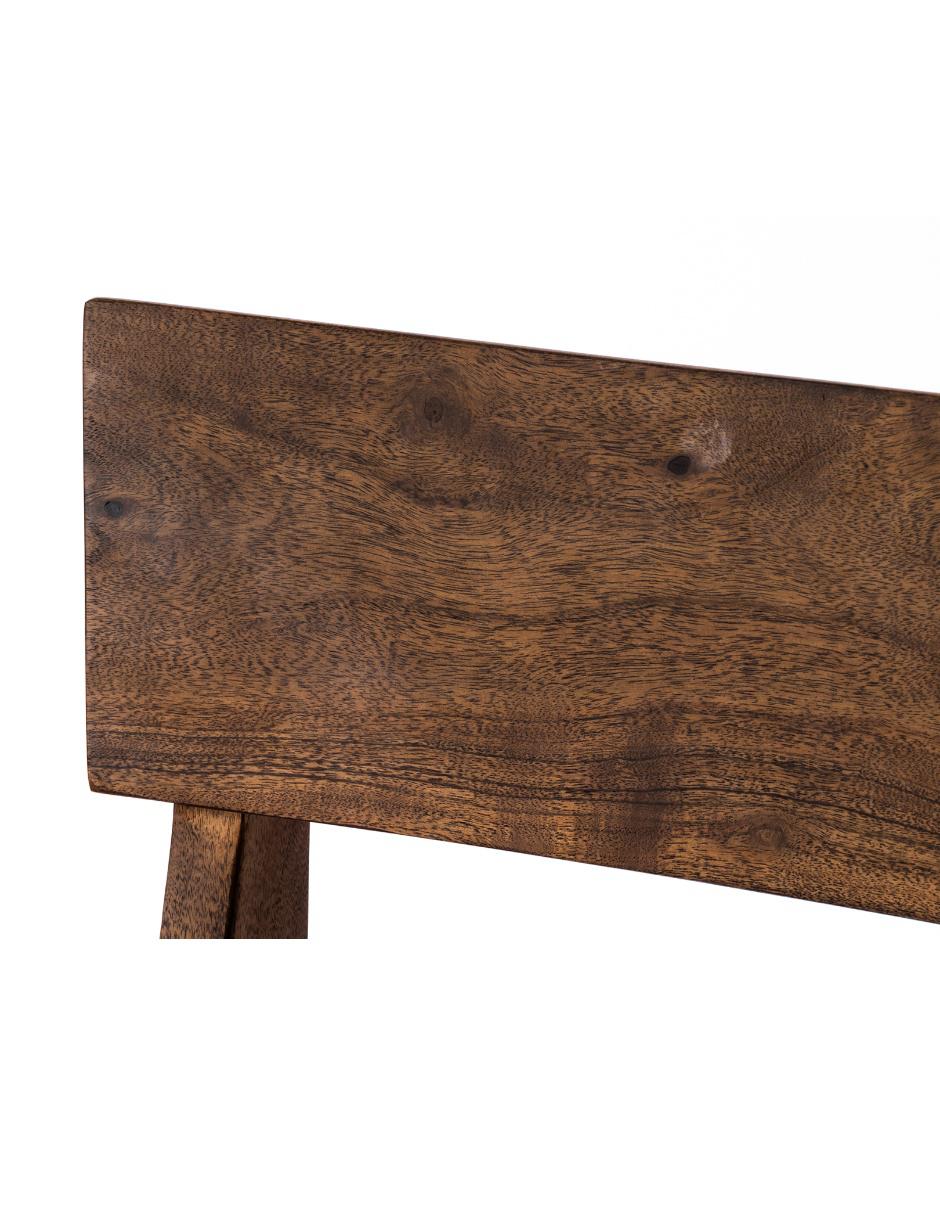 Silla alta Trendy de madera acacia 3