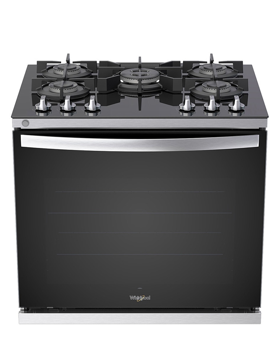 Estufa empotrable a Gas LP Whirlpool 76 cm WER7600S de 5 quemadores