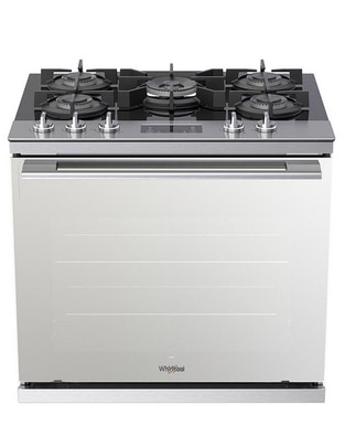 Estufa empotrable a Gas LP Whirlpool 76 cm WER9100S de 5 quemadores