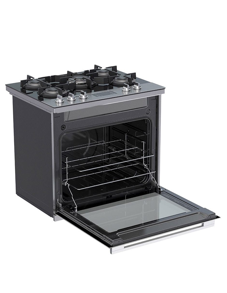 Estufa empotrable a Gas LP Whirlpool 76 cm WER9100S de 5 quemadores