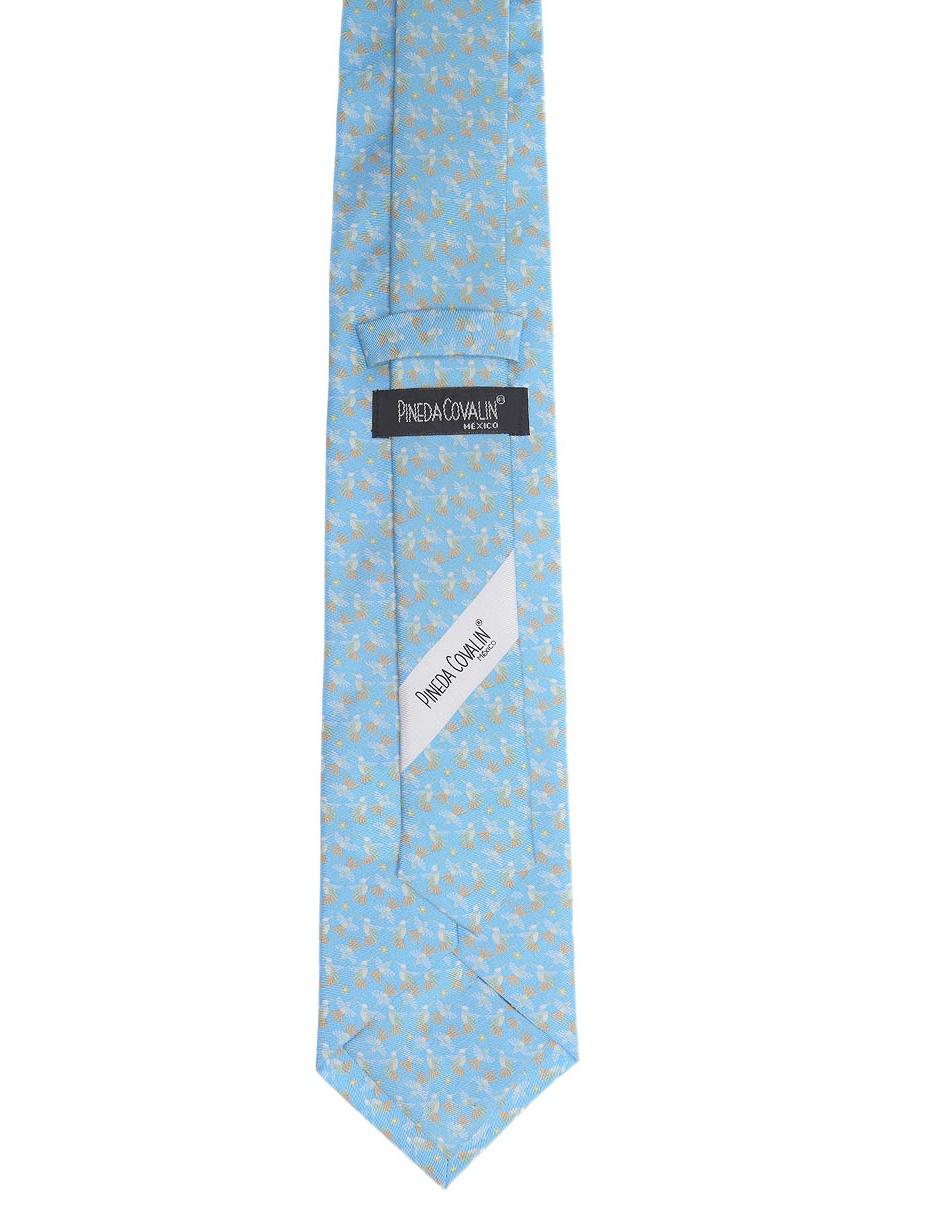 Corbata regular de seda estampado para hombre 3