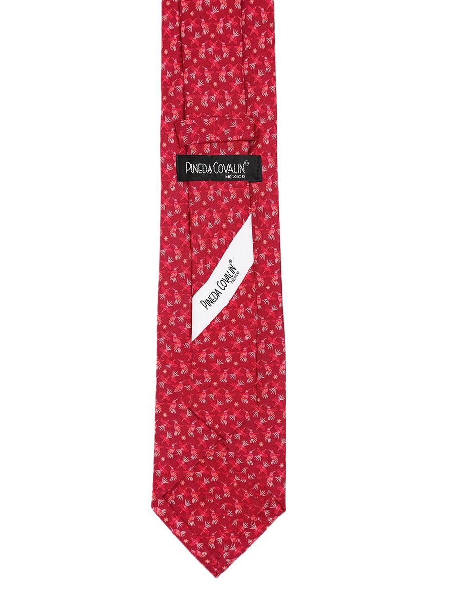 Corbata regular de seda estampado para hombre 2