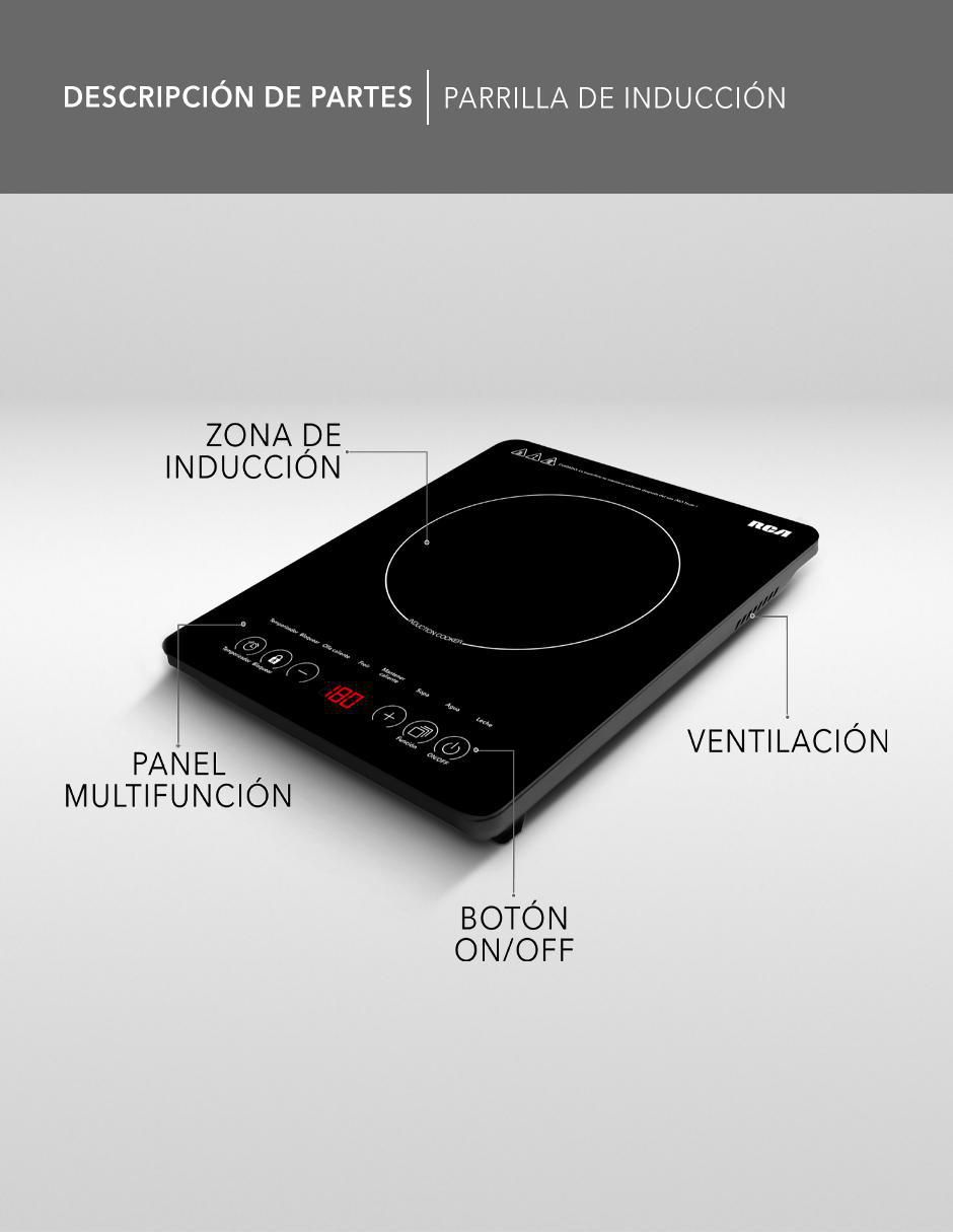 Parrilla eléctrica de cristal 4
