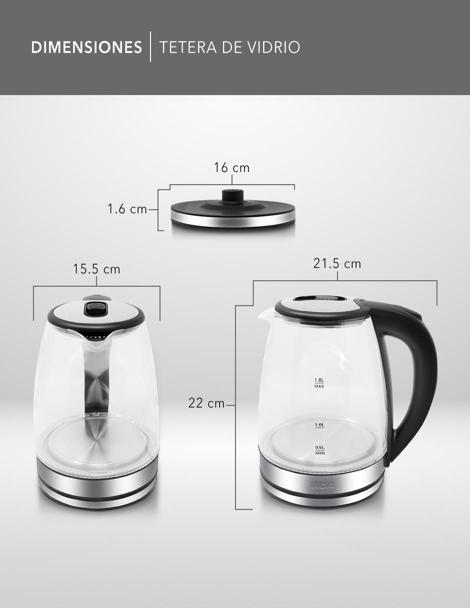 TETERA RC-328 RCA, TRANSPARENTE