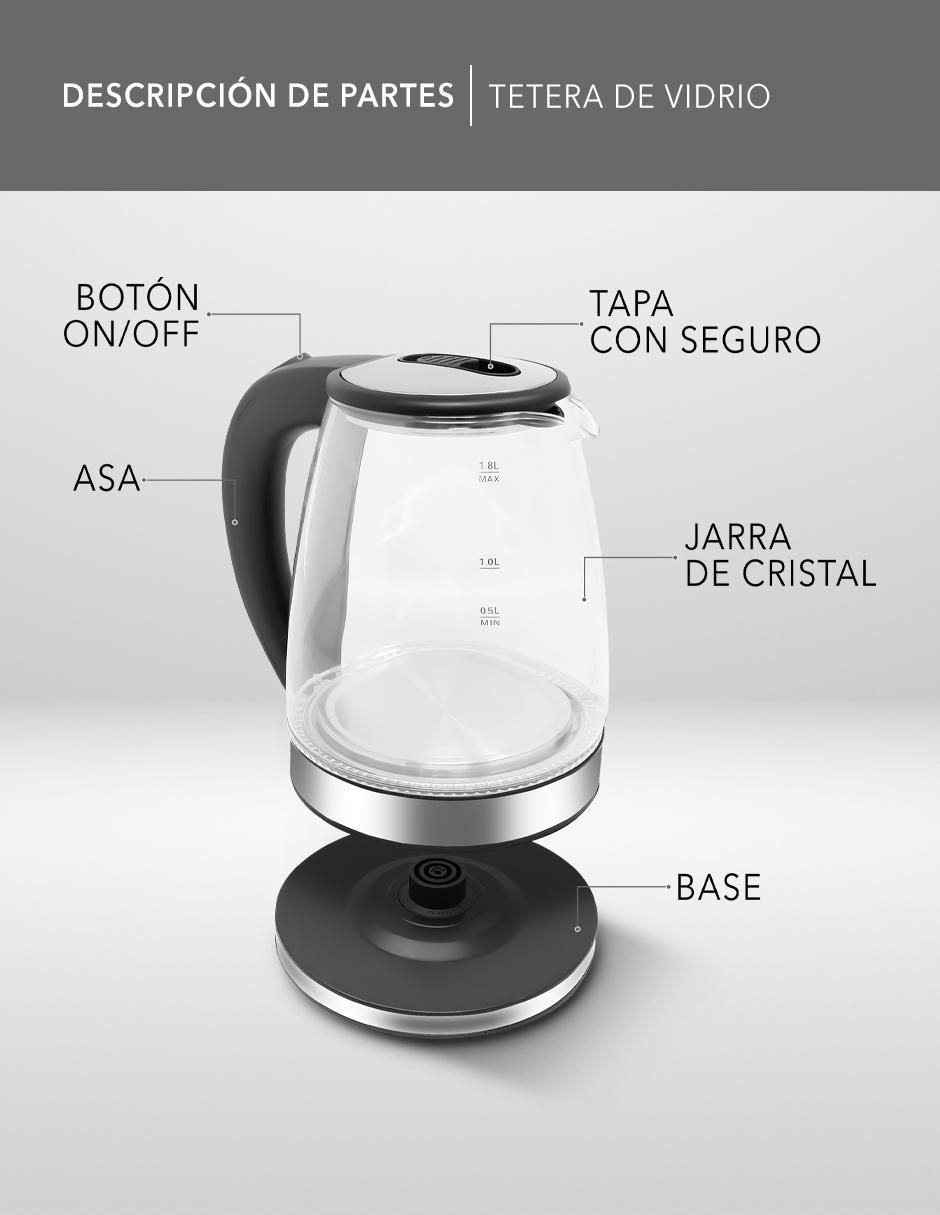 TETERA RC-328 RCA, TRANSPARENTE
