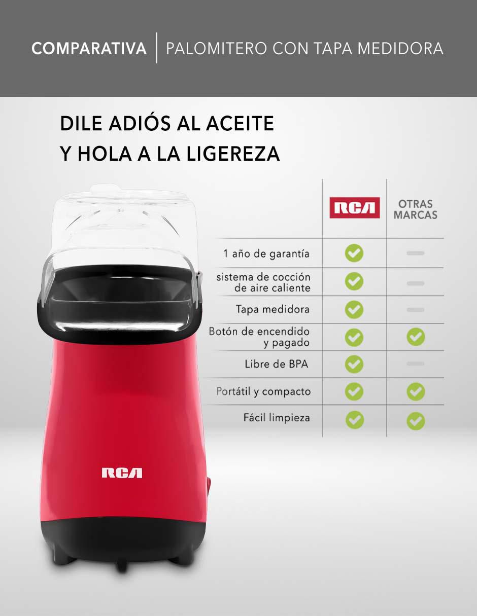 MÁQUINA PALOMITAS RC-1025 RCA, ROJO
