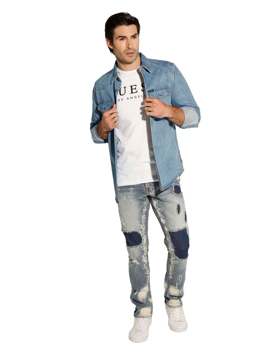 Playera Guess cuello redondo para hombre