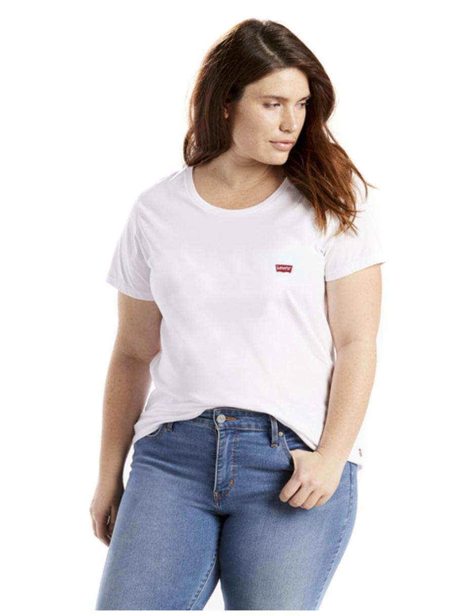 Playera manga corta cuello redondo para mujer Playera manga corta cuello redondo para mujer