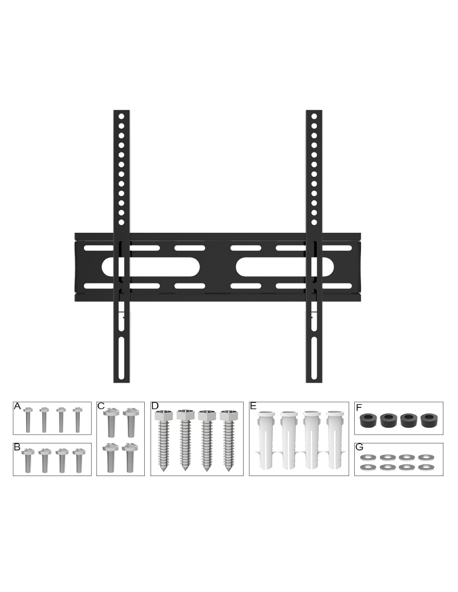 Soporte para pantalla fijo 23 - 60 pulgadas