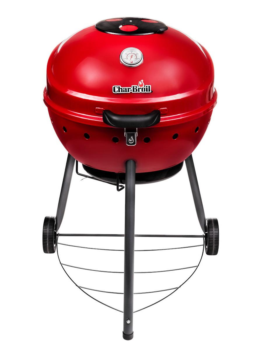 Asador de carbón Kettleman TRU-Infrared rojo