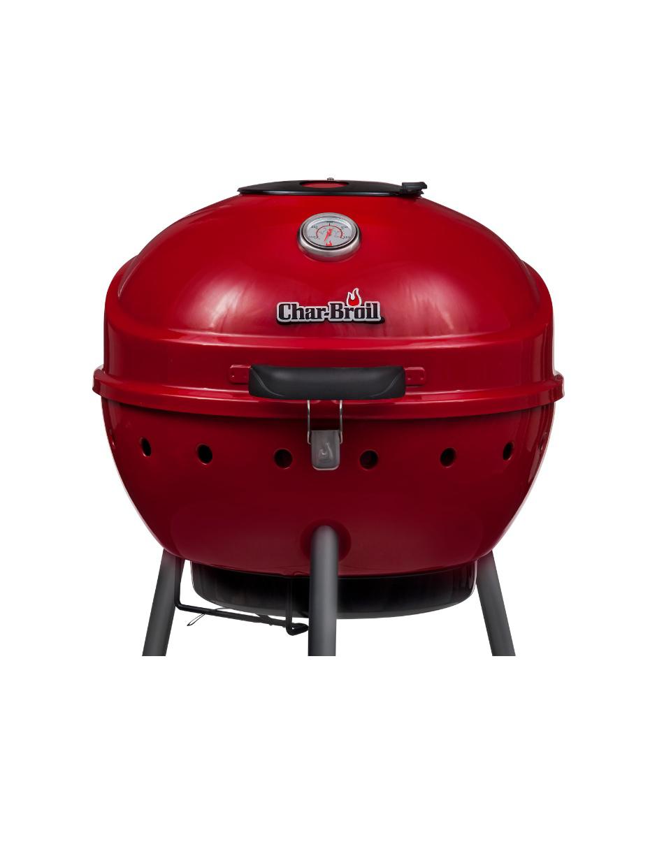 Asador de carbón Kettleman TRU-Infrared rojo