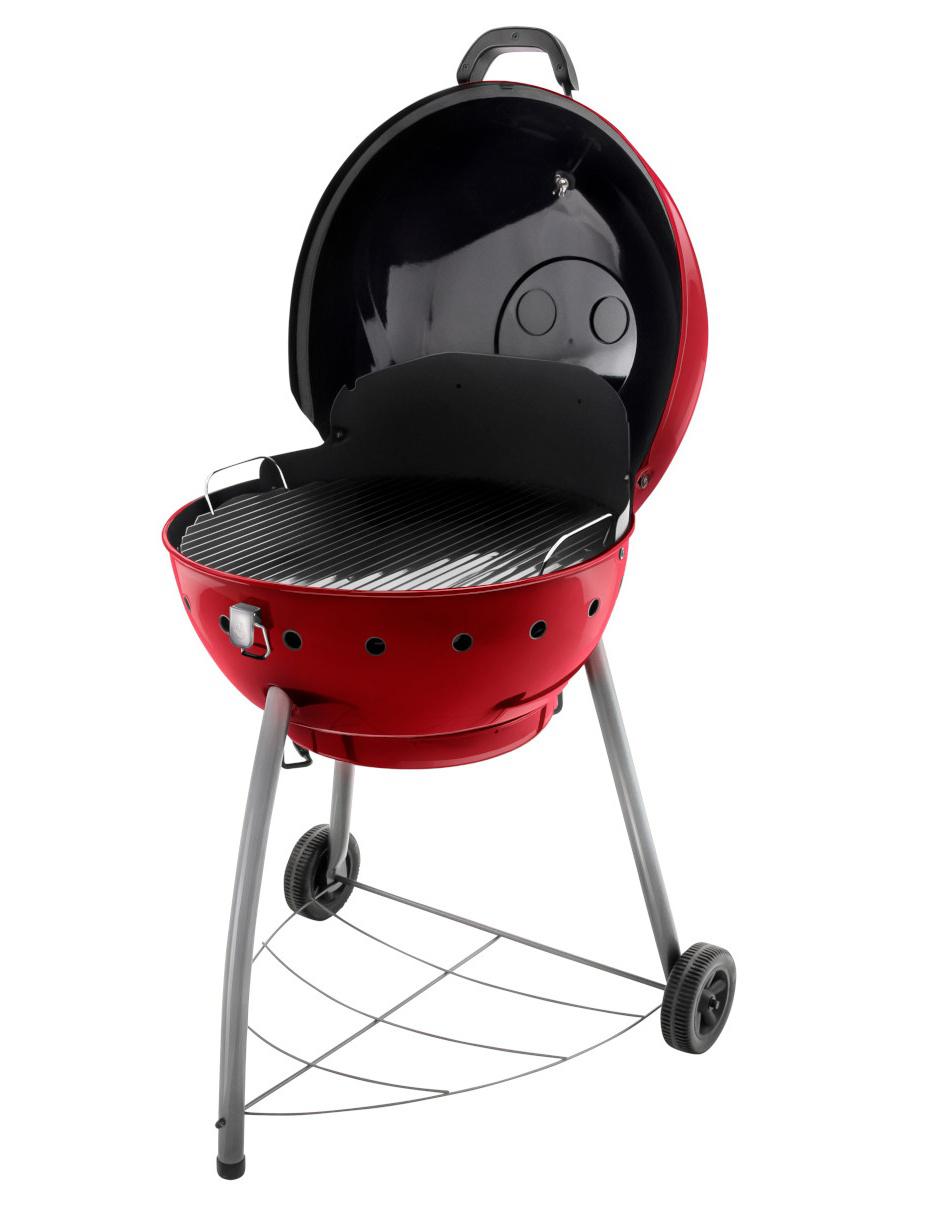 Asador de carbón Kettleman TRU-Infrared rojo 6