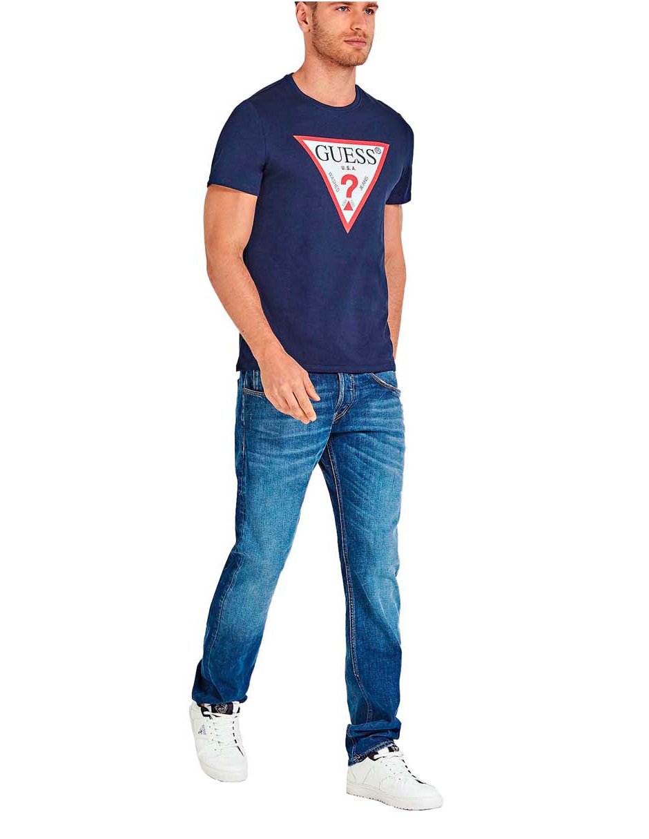 Playera Guess cuello redondo para hombre