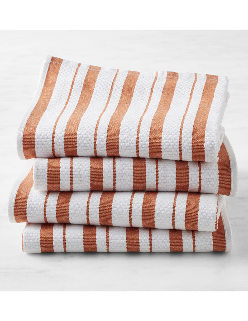 Set toallas de cocina classic striped de algodón turco 4 piezas
